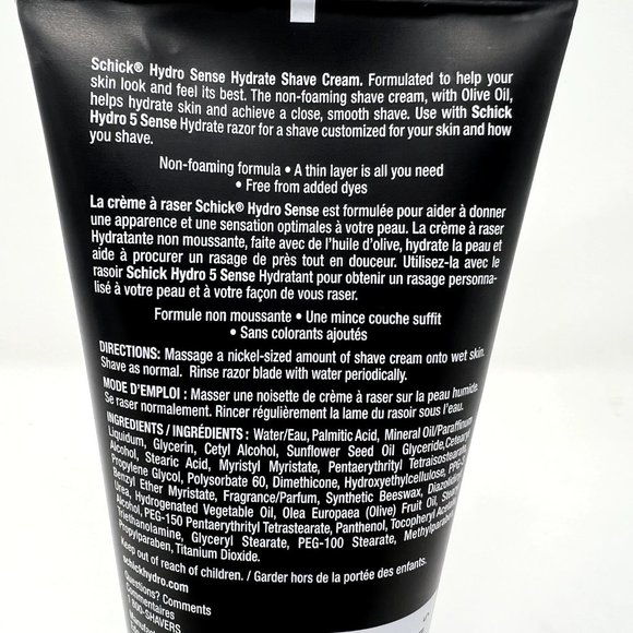 Schick Hydro Sense Hydrate Shave Cream with Olive Oil for Men, 6 Ounce, 3 Pack - Picture 3 of 4